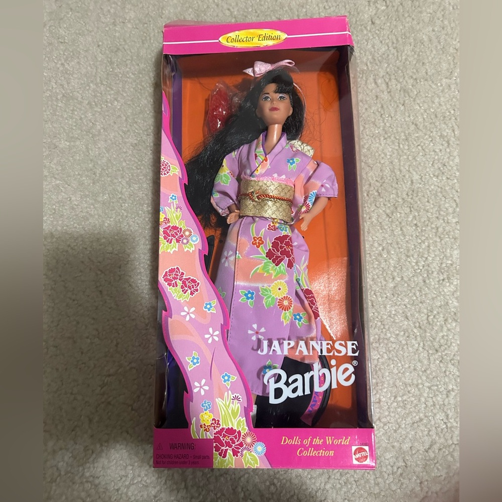 1995 Mattel Dolls of the World Collection Japanese Barbie Doll